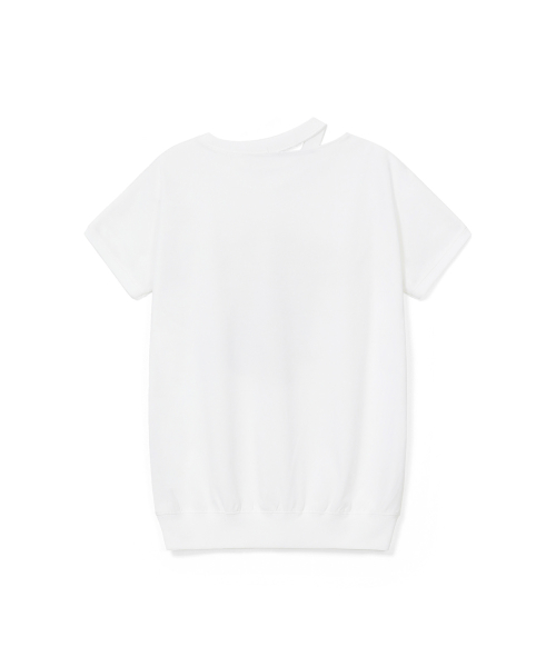 FRUITS SLIT T-SHIRT, WHITE