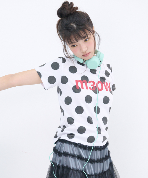 M3OW SLIM DOT T SHIRT