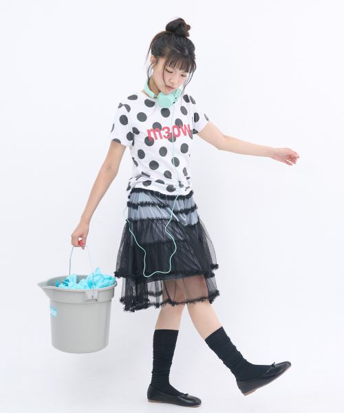 M3OW SLIM DOT T SHIRT