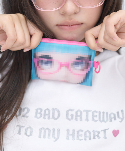 CAT GIRL CARD WALLET - MINT
