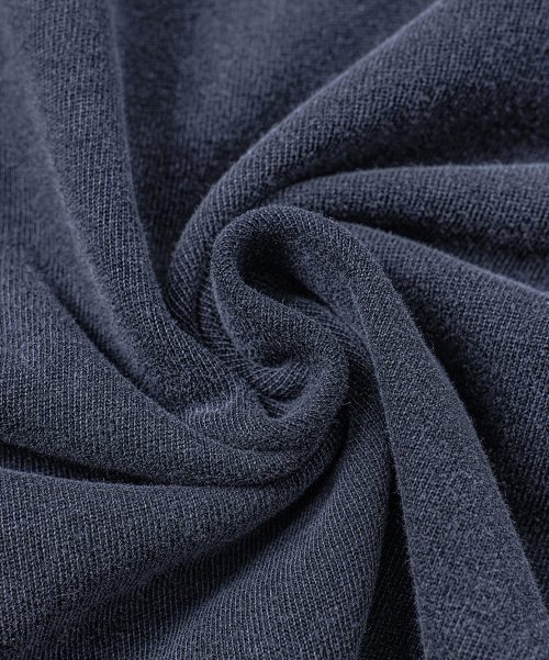 CONTRAST LAYERED ROLL-UP T-SHIRT_PIGMENT NAVY