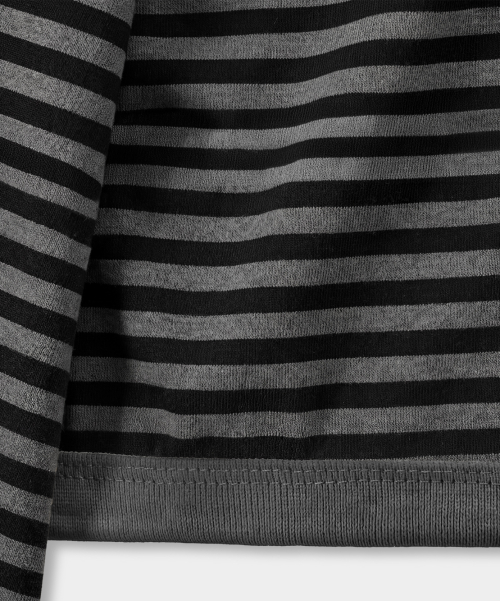 BORDER STRIPE RINGER T-SHIRT_3 COLOR