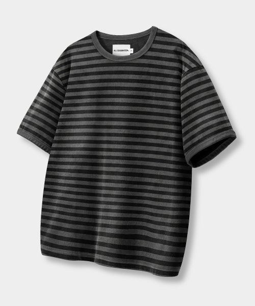 BORDER STRIPE RINGER T-SHIRT_3 COLOR