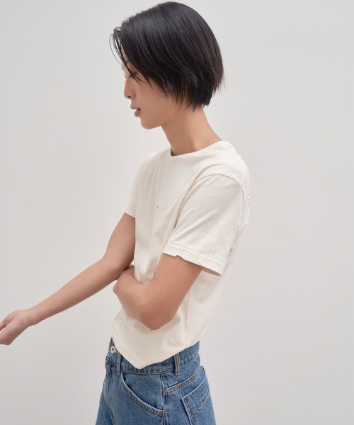 Vintage-Distress Tee_2color
