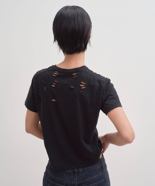 Vintage-Distress Tee_2color