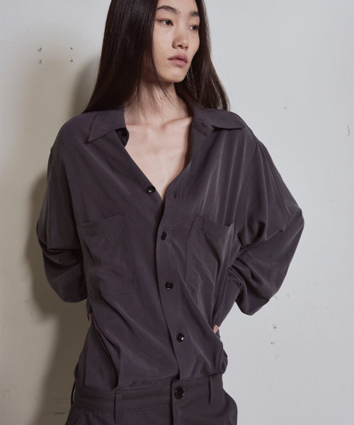 Shirt Mini Dress_2color