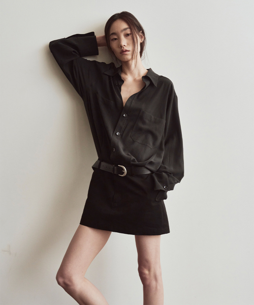Shirt Mini Dress_2color