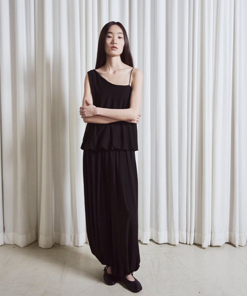 Pleated Balloon Pants_2color