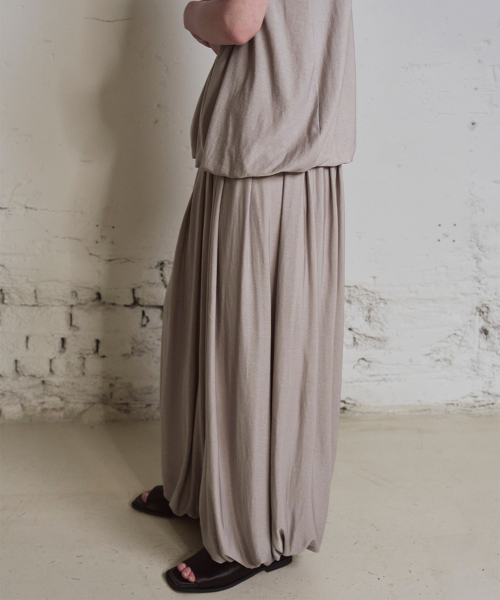 Pleated Balloon Pants_2color