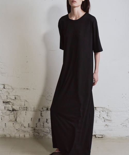 Minimal Long Dress_2color