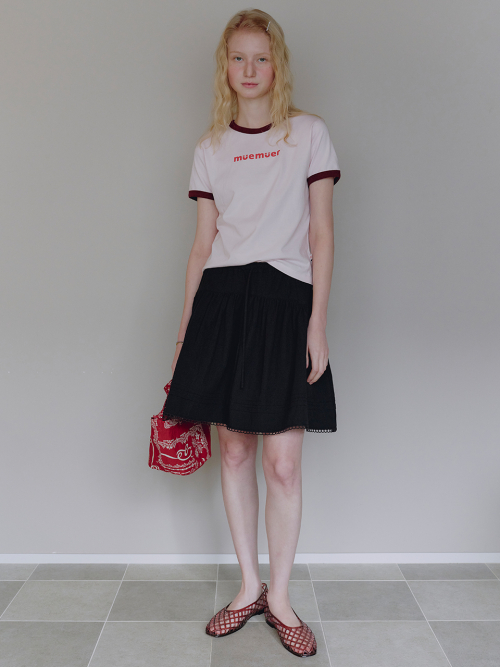Pintuck Banding Mini Skirt MU2634SK309M