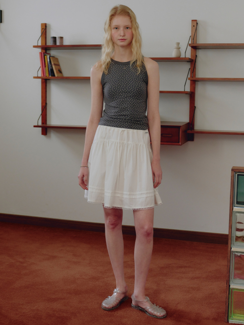 Pintuck Banding Mini Skirt MU2634SK309M