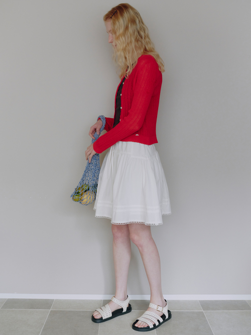 Pintuck Banding Mini Skirt MU2634SK309M