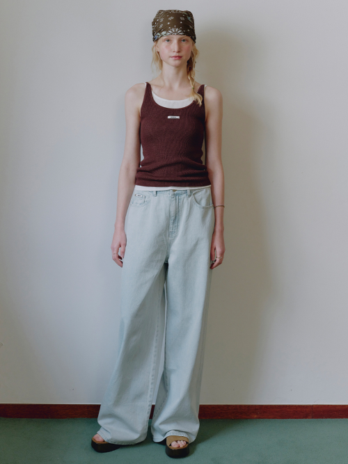 Fluid Wide Denim Pants MU2634DN308M