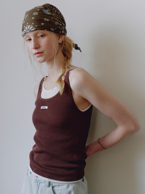 Sleeveless Boat Neck Knit MU2634KV301M