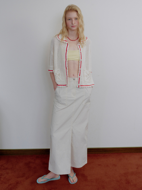 Crochet Pocket Cardigan MU2634CD303M