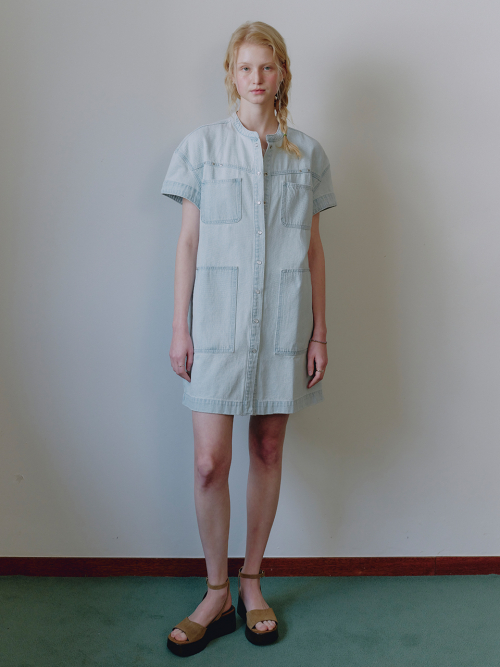Fluid Denim Mini Dress MU2634OP308M