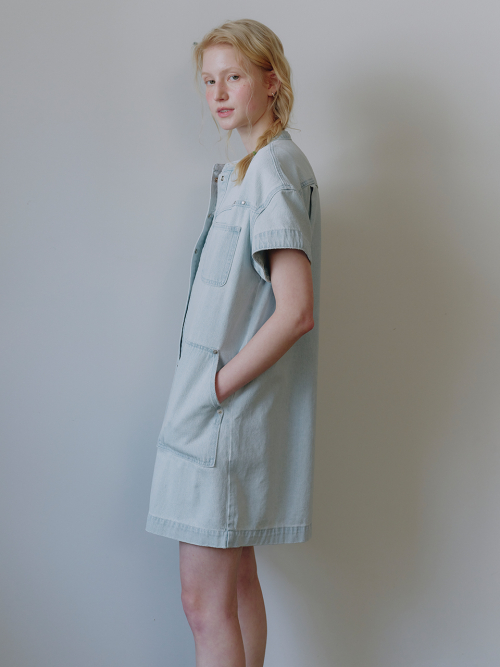 Fluid Denim Mini Dress MU2634OP308M