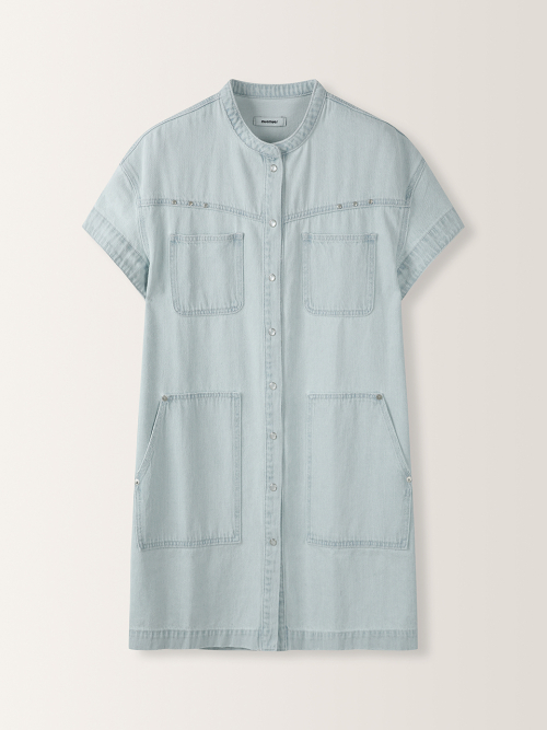 Fluid Denim Mini Dress MU2634OP308M