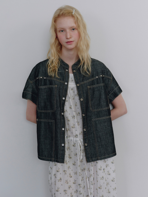 Fluid Denim Shirt MU2634BL308M
