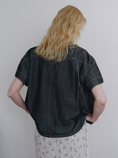 Fluid Denim Shirt MU2634BL308M