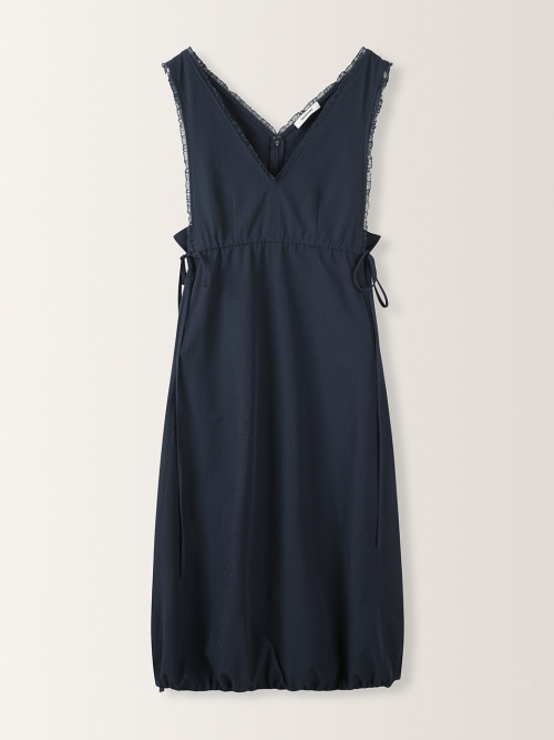 Seersucker Pinafore Dress MU2635OP312M