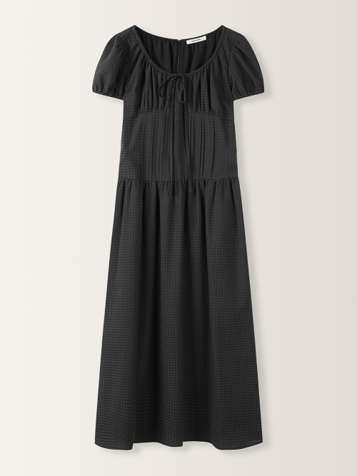 Check Mellow Long Dress MU2634OP305M