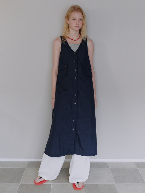 Sleeveless Back Ribbon Dress MU2634OP304M