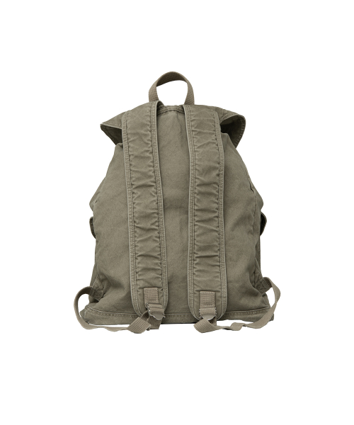 Washed Backpack, Olive Grey