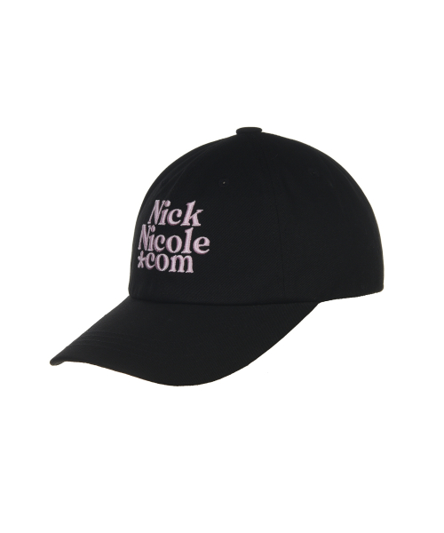 NN DOTCOM SIGNATURE BALL CAP_BLACK PINK