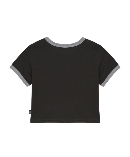 BUTTERFLY RINGER CROP TOP_CHARCOAL