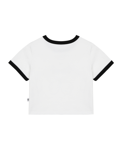 BUTTERFLY RINGER CROP TOP_IVORY