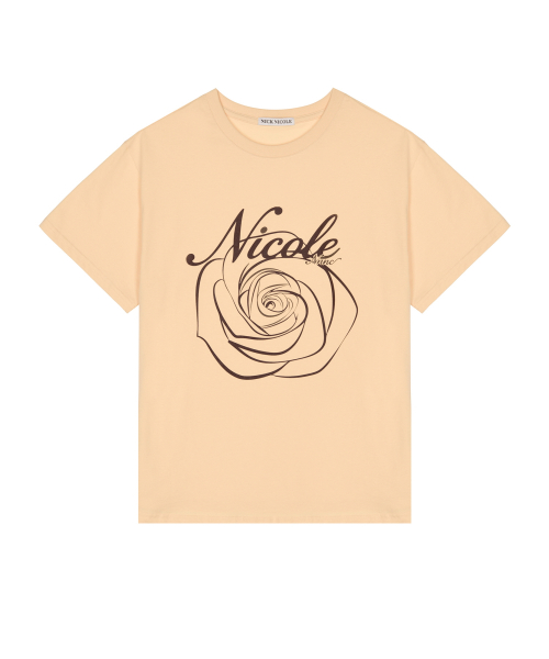 NICOLE ROSE SLEEVE TOP_ORANGE BROWN
