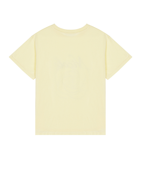 NICOLE ROSE SLEEVE TOP_YELLOW BLUE