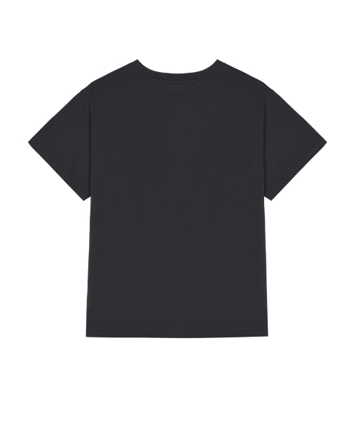 NICOLE BUTTERFLY SLEEVE TOP_CHARCOAL YELLOW