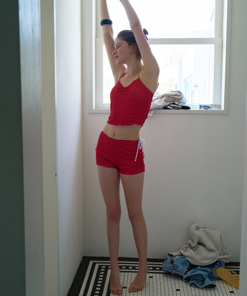 DOT BIKINI SET RED