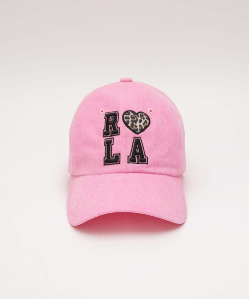 I LOVE ROLA PIGMENT BALL CAP PINK