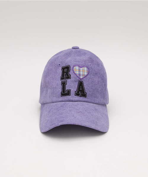 I LOVE ROLA PIGMENT BALL CAP PURPLE