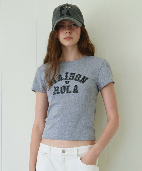 ROLA LOGO MINI T-SHIRT M/GRAY