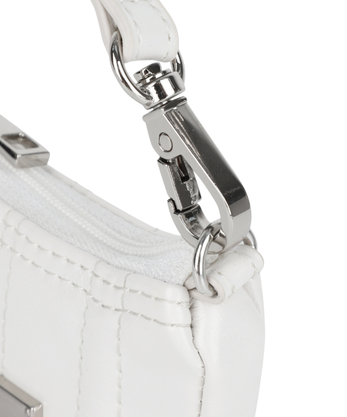 HALF SHIRRING RIBBON CHARM IN IVORY
