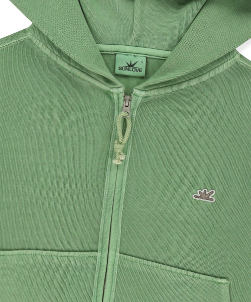 Legacy Zip Up Hoodie Green