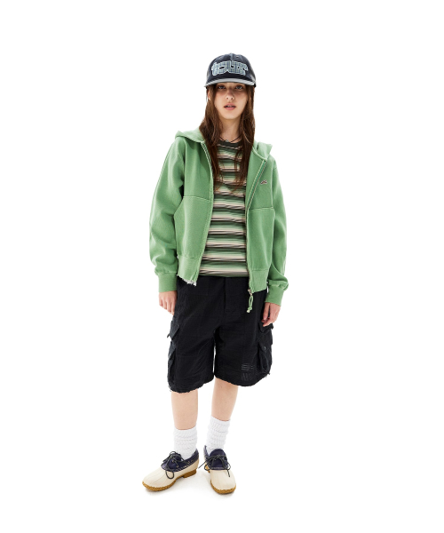 Legacy Zip Up Hoodie Green