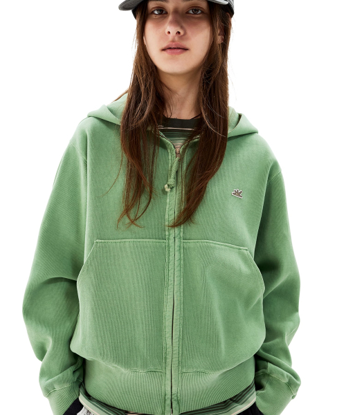 Legacy Zip Up Hoodie Green