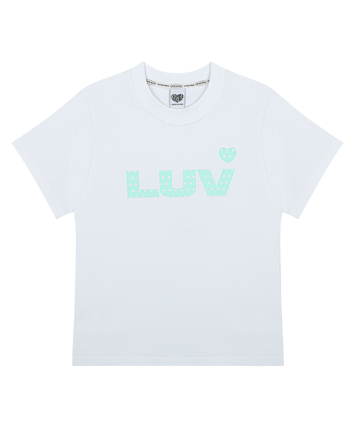 SY LUV DOT TEE(WHITE)