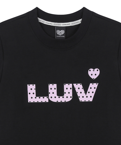 SY LUV DOT TEE(BLACK)