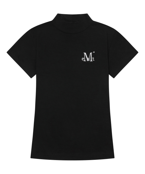 VIOR MOCK NECK HALF T (4COLOR)