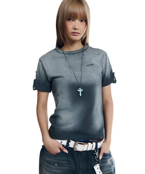 Ceramic CROS2 Necklace (Mint)