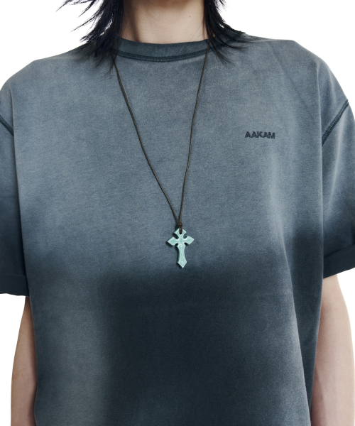 Ceramic CROS2 Necklace (Mint)