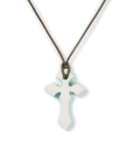 Ceramic CROS2 Necklace (Mint)