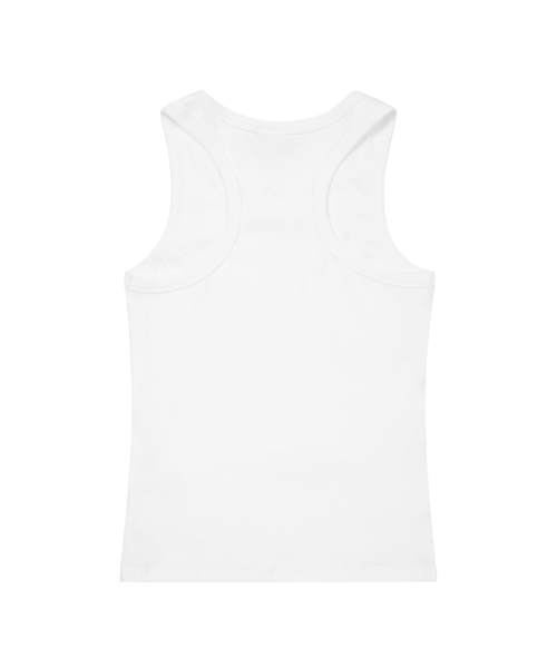 Metal Piercing Sleeveless (White)